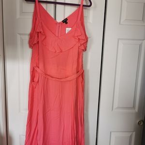 Torrid Midi Coral Dress